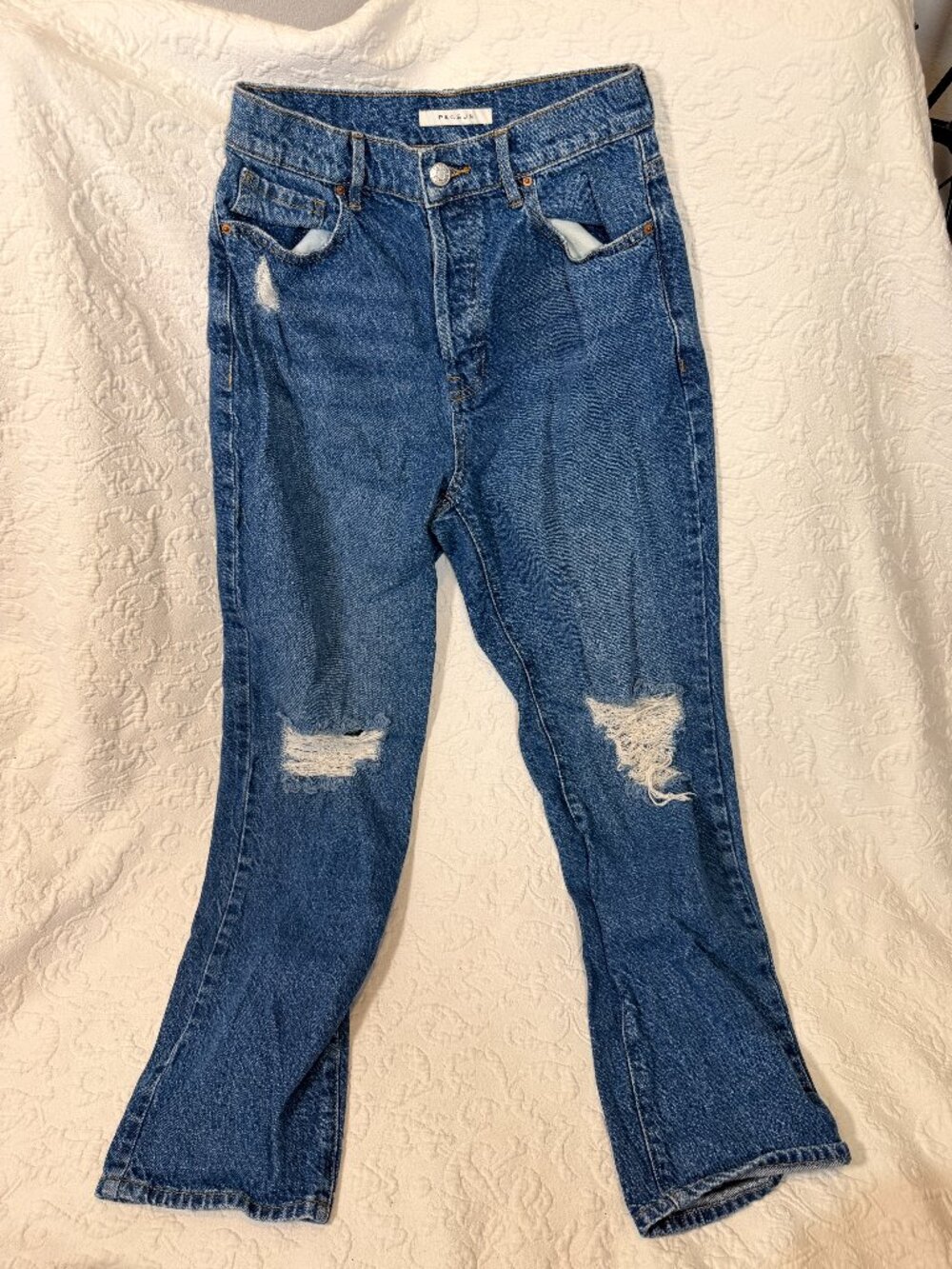 PacSun Women's Ripped Blue Jeans